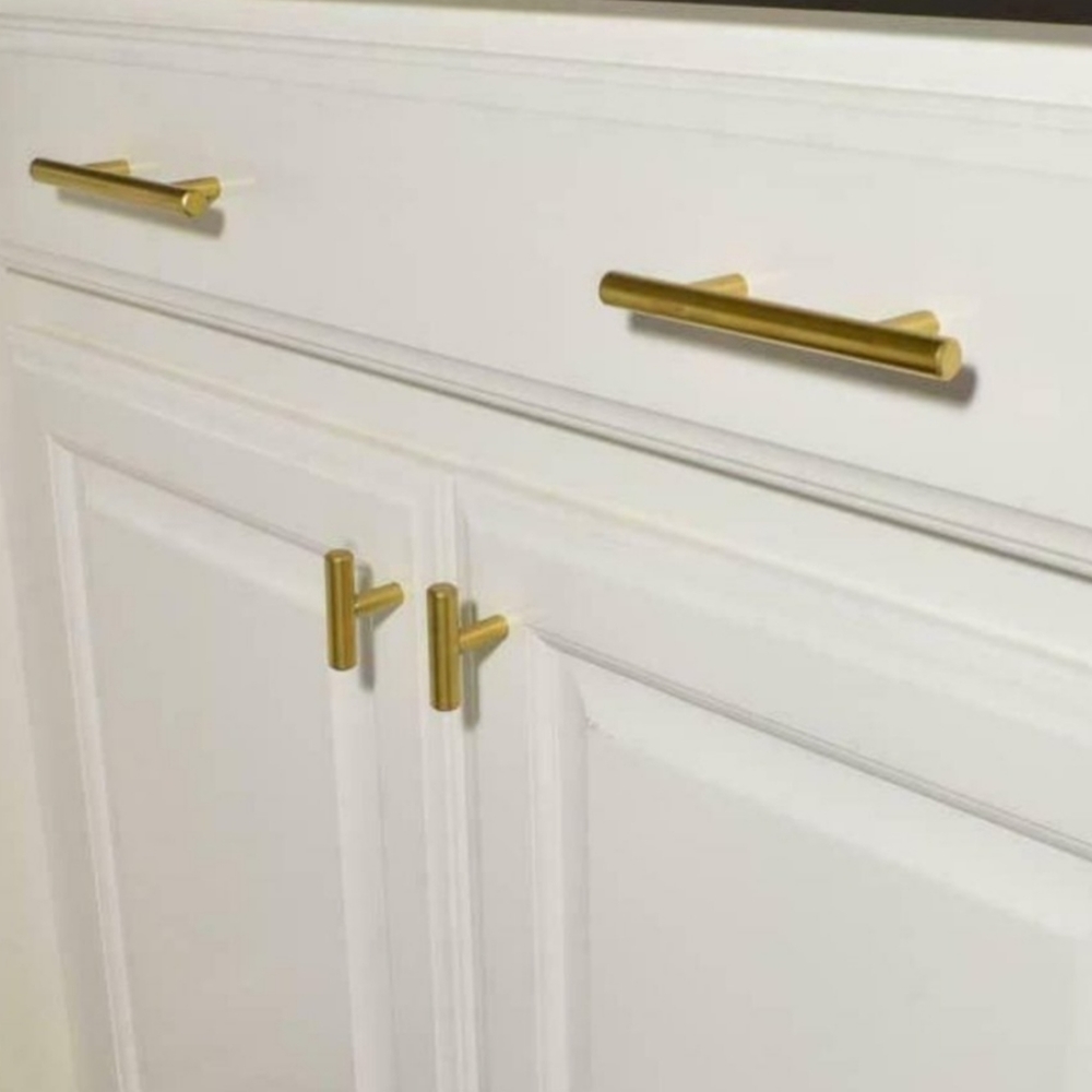 SILVER New 10 Pack Euro Style BarHandle Hardware - Picture 2 of 5